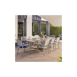Netto Marken-Discount HOME DELUXE Garten-Sitzgruppe ausziehbar CASA MADERA - 160/240 x 100 cm 10 Stühle Angebot