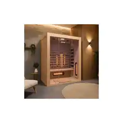Netto Marken-Discount HOME DELUXE Infrarotkabine mit Vollspektrumstrahler SAHARA L - 150 x 120 cm für 3 Personen Angebot