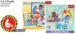 TEDi 3 in 1 Puzzle Angebot