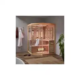 Netto Marken-Discount HOME DELUXE Infrarotkabine mit Vollspektrumstrahler SAHARA XXL - 150 x 150 cm für 4 Personen Angebot