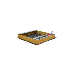 Netto Marken-Discount HOME DELUXE Sandkasten mit Spielküchenzeile COOKY - Natur Angebot