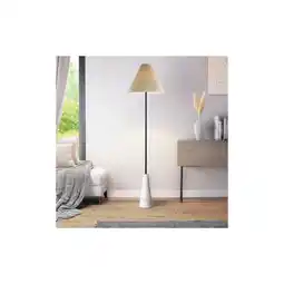 Netto Marken-Discount HOME DELUXE Stehlampe in Marmoroptik - Weiß Angebot