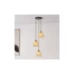 Netto Marken-Discount HOME DELUXE Stehleuchte aus Rattan FELIA - Beige Angebot