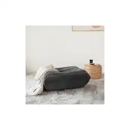 Netto Marken-Discount HOME DELUXE Relaxsessel Hocker CHILL - Anthrazit Angebot