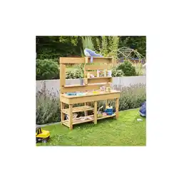 Netto Marken-Discount HOME DELUXE Matschküche aus Holz MANDU Angebot