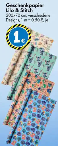 TEDi Geschenkpapier Lilo & Stitch Angebot
