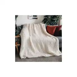 Netto Marken-Discount HOME DELUXE Webdecke LIAN Beige - 140 x 200 cm Angebot