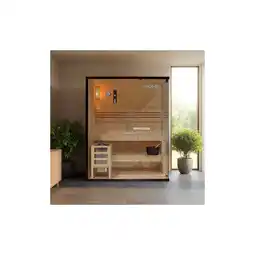 Netto Marken-Discount HOME DELUXE Traditionelle Sauna SHADOW L - 150 x 120 cm für 3 Personen Angebot