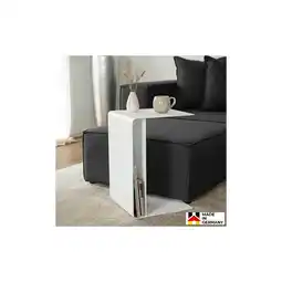 Netto Marken-Discount HOME DELUXE Beistelltisch aus Metall ZIMA - 58 x 38 cm Creme Made in Germany Angebot