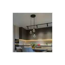 Netto Marken-Discount HOME DELUXE Hängeleuchte aus Glas CELIA Transparent - 5-flammig Angebot