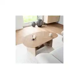 Netto Marken-Discount HOME DELUXE Couchtisch Oval LIARA Fishbone Oak LIARA Angebot