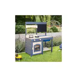 Netto Marken-Discount HOME DELUXE Matschküche aus Holz MUDINO - Grau Angebot