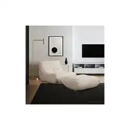 Netto Marken-Discount HOME DELUXE Relaxsessel mit Hocker CHILL - Beige Angebot