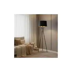 Netto Marken-Discount HOME DELUXE Stehlampe LUNA - Schwarz/Gold Angebot