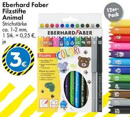 TEDi Eberhard Faber Filzstifte Animal Angebot