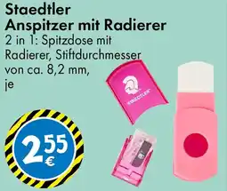 TEDi Staedtler Anspitzer mit Radierer Angebot