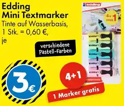TEDi Edding Mini Textmarker Angebot