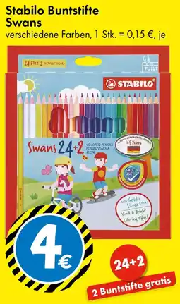 TEDi Stabilo Buntstifte Swans Angebot