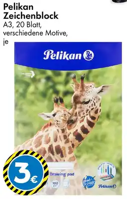TEDi Pelikan Zeichenblock Angebot