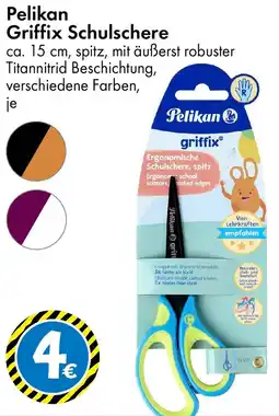 TEDi Pelikan Griffix Schulschere Angebot