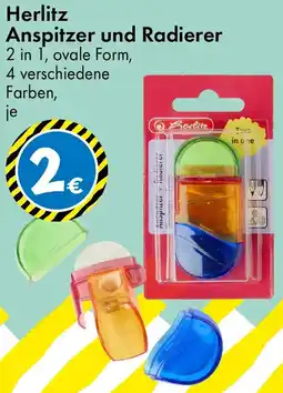 TEDi Herlitz Anspitzer und Radierer Angebot