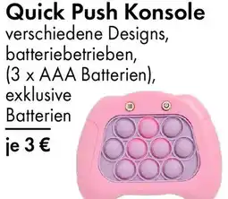 TEDi Quick Push Konsole Angebot