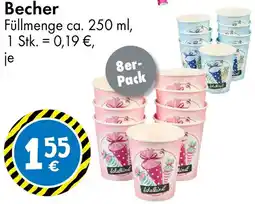 TEDi Becher Angebot