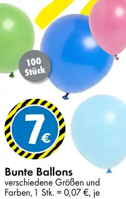 TEDi Bunte Ballons Angebot