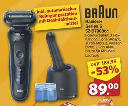 Famila Nord West BRAUN Rasierer Series 5 52-B7000cc Angebot