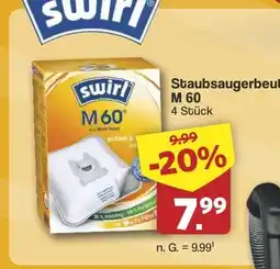 Famila Nord West swirl Staubsaugerbeutel M 60 Angebot