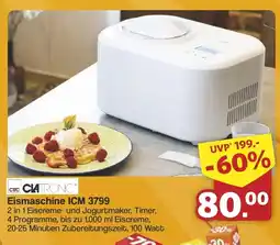 Famila Nord West Eismaschine ICM 3799 Angebot