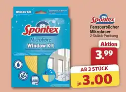 Famila Nord West Spontex Fenstertücher Mikrofaser Angebot