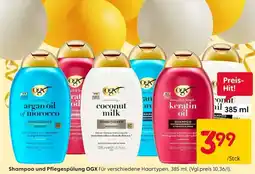 Rusta Shampoo und Pflegespülung OGX Angebot