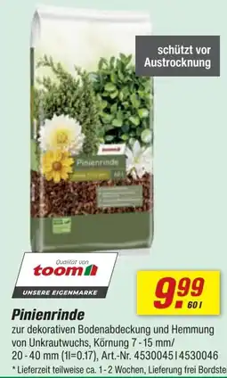 toom Baumarkt Pinienrinde Angebot