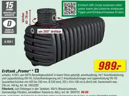 toom Baumarkt Erdtank "Promo" * B Angebot
