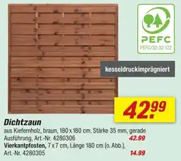 toom Baumarkt Dichtzaun Angebot