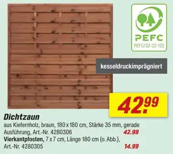 toom Baumarkt Dichtzaun Angebot