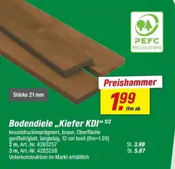 toom Baumarkt Bodendiele „Kiefer KDI“ 1/2 Angebot