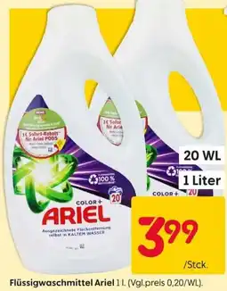 Rusta Flüssigwaschmittel Ariel Angebot