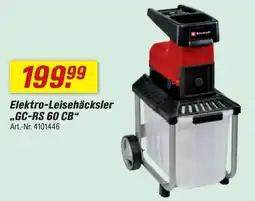 toom Baumarkt Einhell Elektro-Leisehäcksler GC-RS 60 CB Angebot
