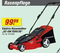 toom Baumarkt Einhell Elektro-Rasenmäher GC-EM 1500/36 Angebot