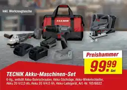 toom Baumarkt TECNIK Akku-Maschinen-Set Angebot