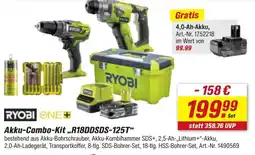 toom Baumarkt Akku-Combo-Kit „R18DDSDS-125T“ Angebot