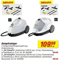 toom Baumarkt Dampfreiniger Angebot