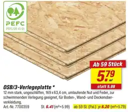 toom Baumarkt OSB/3-Verlegeplatte Angebot