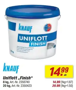 toom Baumarkt knauf Uniflott „Finish“ Angebot