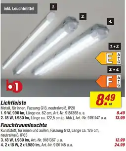 toom Baumarkt b1 Lichtleiste Angebot