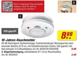 toom Baumarkt 10-Jahres-Rauchmelder Angebot