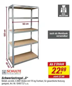toom Baumarkt Schwerlastregal „S“ Angebot