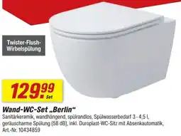toom Baumarkt Wand-WC-Set „Berlin“ Angebot